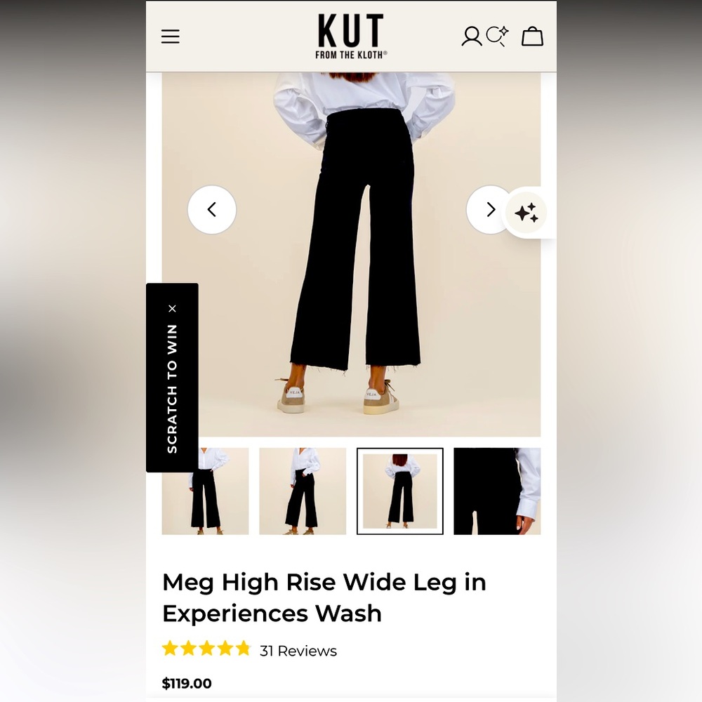 NEW Kut from the Kloth Meg denim